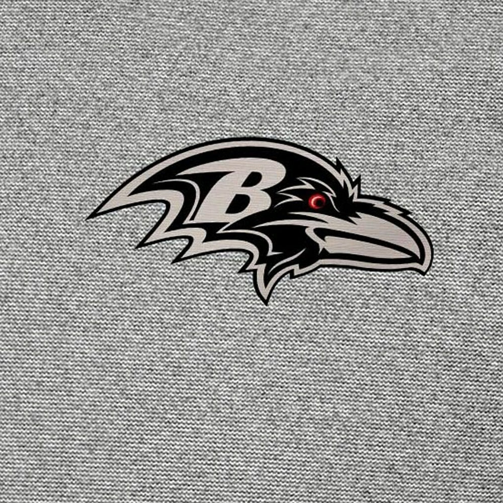 Baltimore Ravens Antigua Subtle Quarter-Zip Top Heather Gray - NFL