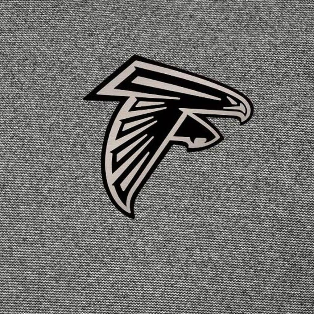 Atlanta Falcons Antigua Subtle Quarter-Zip Top Charcoal - NFL