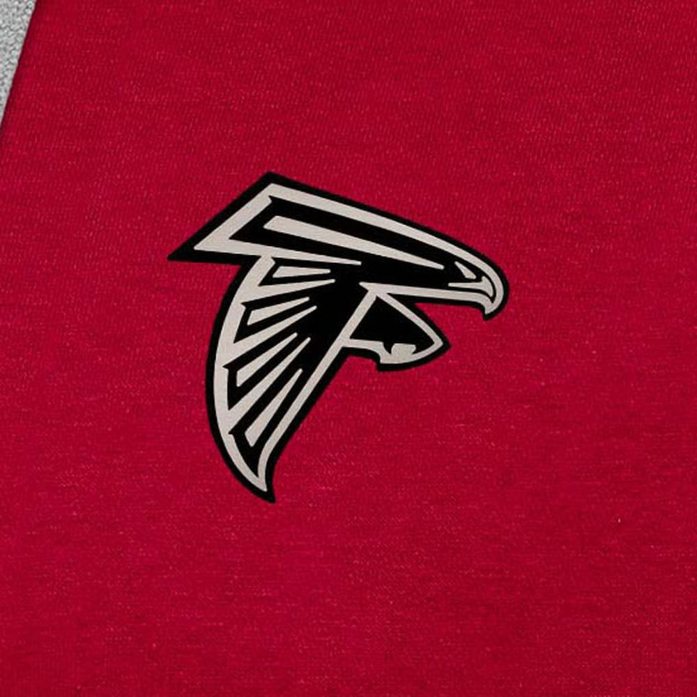 Atlanta Falcons Antigua Brushed Carbon Victory Pullover Hoodie Red - NFL