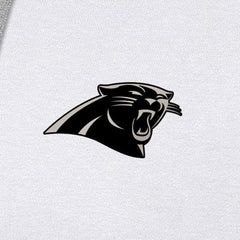 Carolina Panthers Antigua Brushed Carbon Victory Pullover Hoodie White - NFL