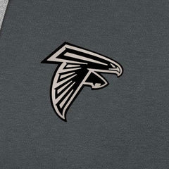 Atlanta Falcons Antigua Brushed Carbon Victory Pullover Hoodie Charcoal - NFL