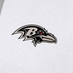 Baltimore Ravens Antigua Brushed Carbon Victory Pullover Hoodie White - NFL