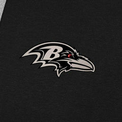 Baltimore Ravens Antigua Brushed Carbon Victory Pullover Hoodie Black - NFL