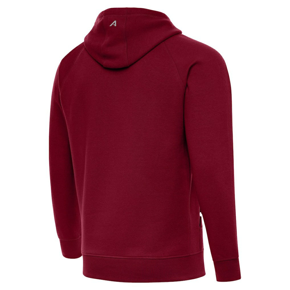 Arizona Cardinals Antigua Brushed Carbon Victory Pullover Hoodie Cardinal - NFL