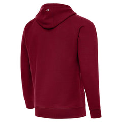 Arizona Cardinals Antigua Brushed Carbon Victory Pullover Hoodie Cardinal - NFL