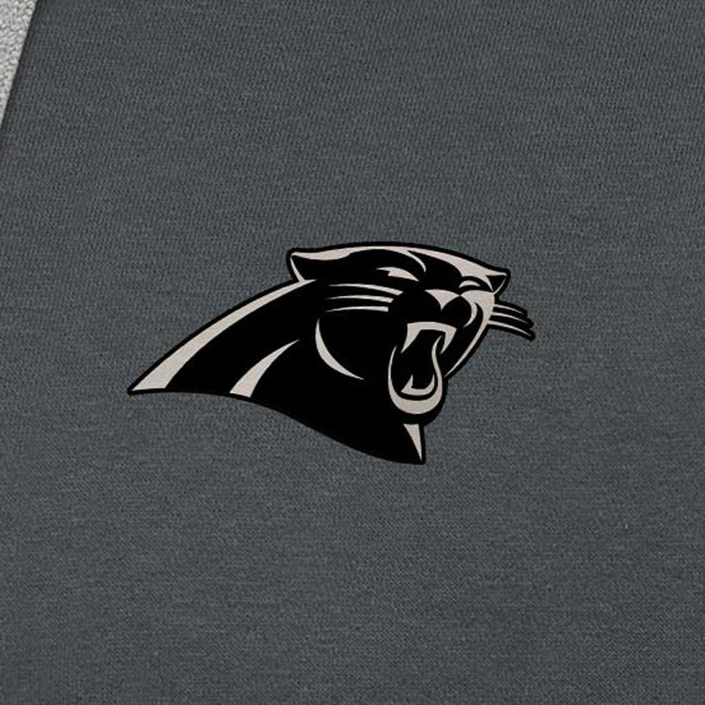 Carolina Panthers Antigua Brushed Carbon Victory Pullover Hoodie Charcoal - NFL