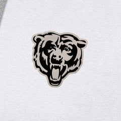 Chicago Bears Antigua Brushed Carbon Victory Pullover Hoodie White - NFL