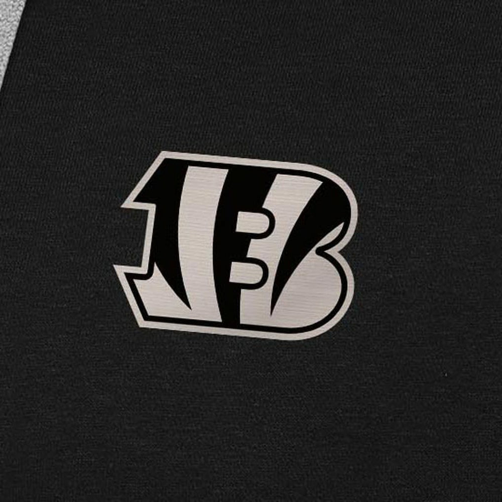 Cincinnati Bengals Antigua Brushed Carbon Victory Pullover Hoodie Black - NFL