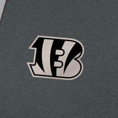 Cincinnati Bengals Antigua Brushed Carbon Victory Pullover Hoodie Charcoal - NFL