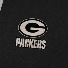 Green Bay Packers Antigua Brushed Carbon Victory Pullover Hoodie Black - NFL