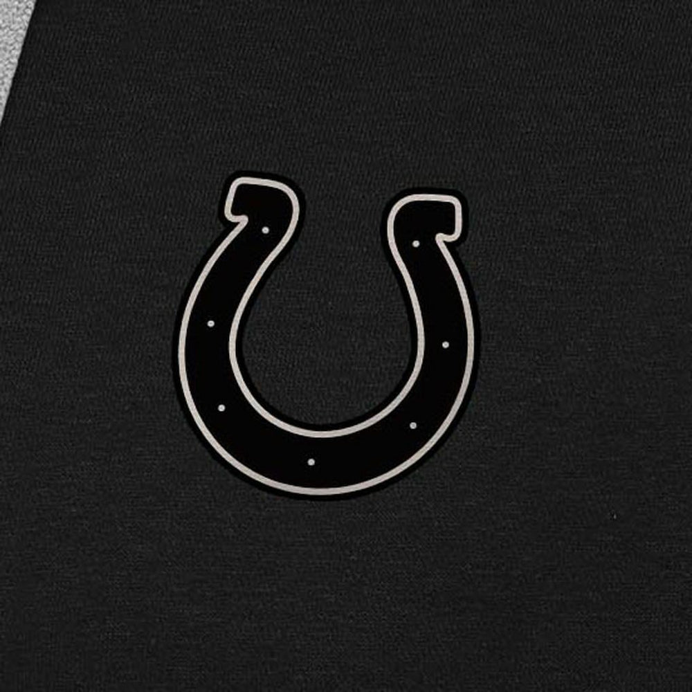 Indianapolis Colts Antigua Brushed Carbon Victory Pullover Hoodie Black - NFL