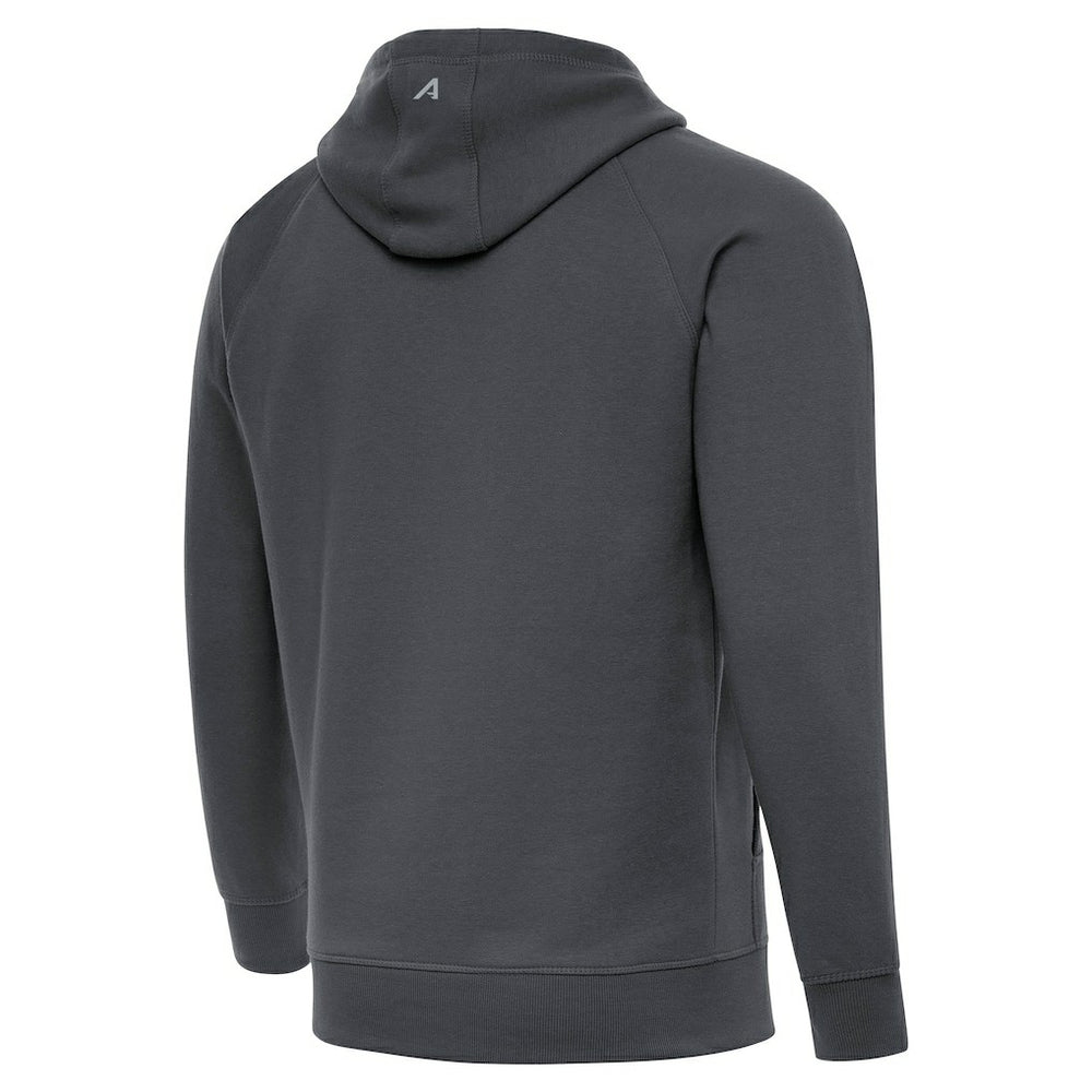 Cleveland Browns Antigua Brushed Carbon Victory Pullover Hoodie Charcoal - NFL