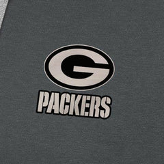 Green Bay Packers Antigua Brushed Carbon Victory Pullover Hoodie Charcoal - NFL