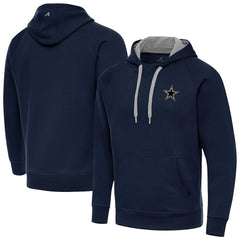 Dallas Cowboys Antigua Brushed Carbon Victory Pullover Hoodie Navy - NFL