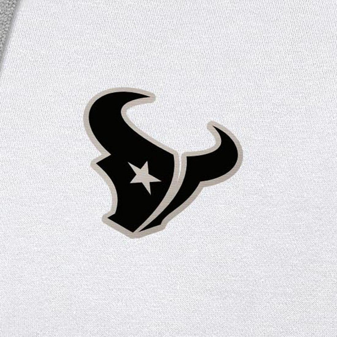 Houston Texans Antigua Brushed Carbon Victory Pullover Hoodie White - NFL