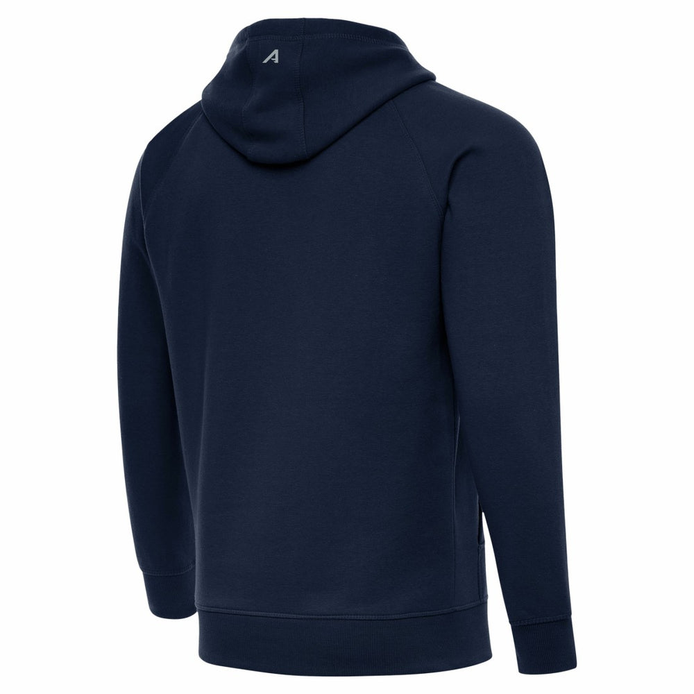 Houston Texans Antigua Brushed Carbon Victory Pullover Hoodie Navy - NFL