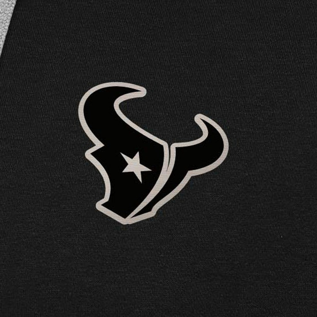 Houston Texans Antigua Brushed Carbon Victory Pullover Hoodie Black - NFL