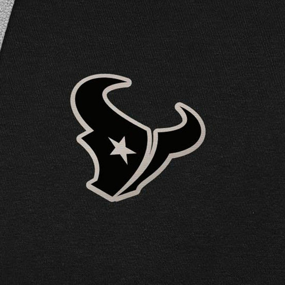Houston Texans Antigua Brushed Carbon Victory Pullover Hoodie Black - NFL