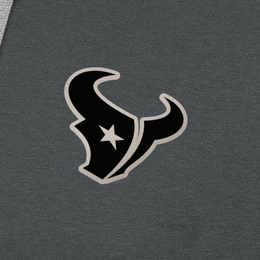 Houston Texans Antigua Brushed Carbon Victory Pullover Hoodie Charcoal - NFL