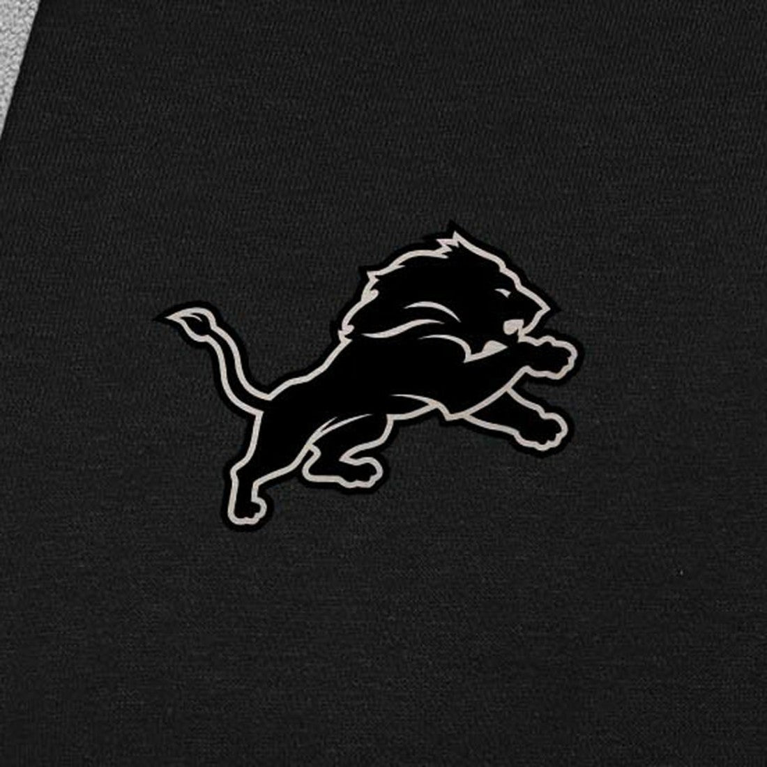Detroit Lions Antigua Brushed Carbon Victory Pullover Hoodie Black - NFL