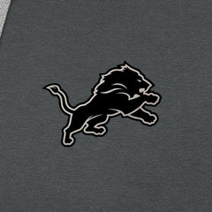 Detroit Lions Antigua Brushed Carbon Victory Pullover Hoodie Charcoal - NFL