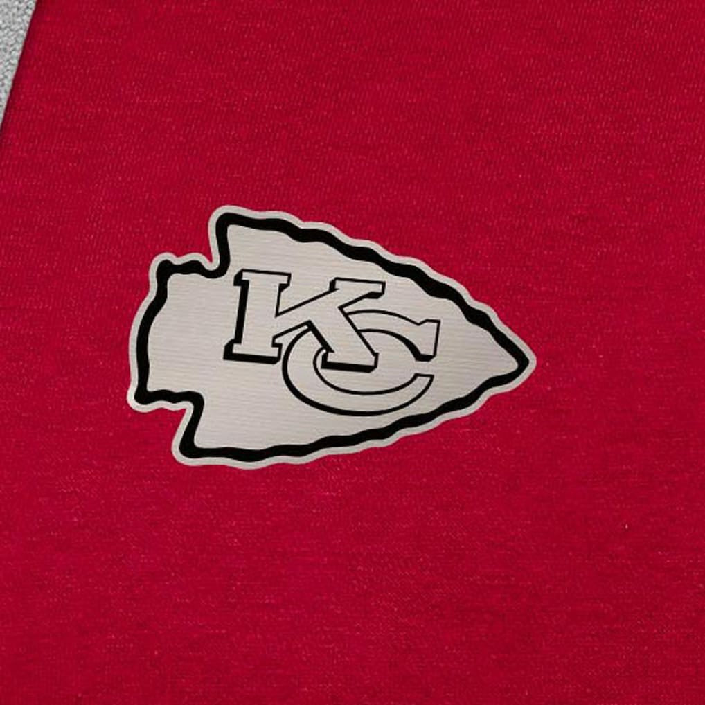 Kansas City Chiefs Antigua Brushed Carbon Victory Pullover Hoodie Red - NFL