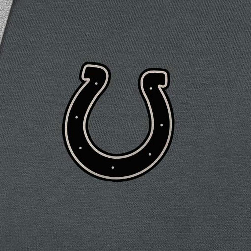 Indianapolis Colts Antigua Brushed Carbon Victory Pullover Hoodie Charcoal - NFL