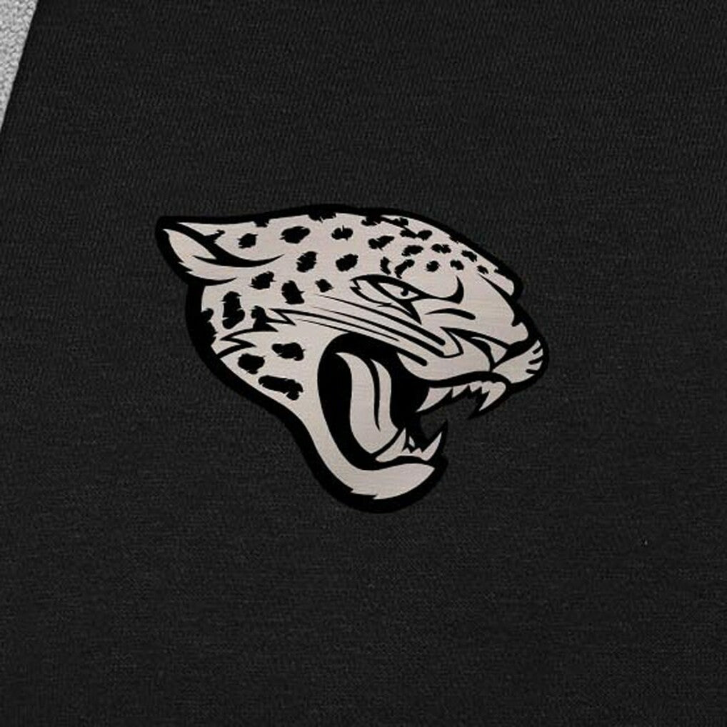 Jacksonville Jaguars Antigua Brushed Carbon Victory Pullover Hoodie Black - NFL