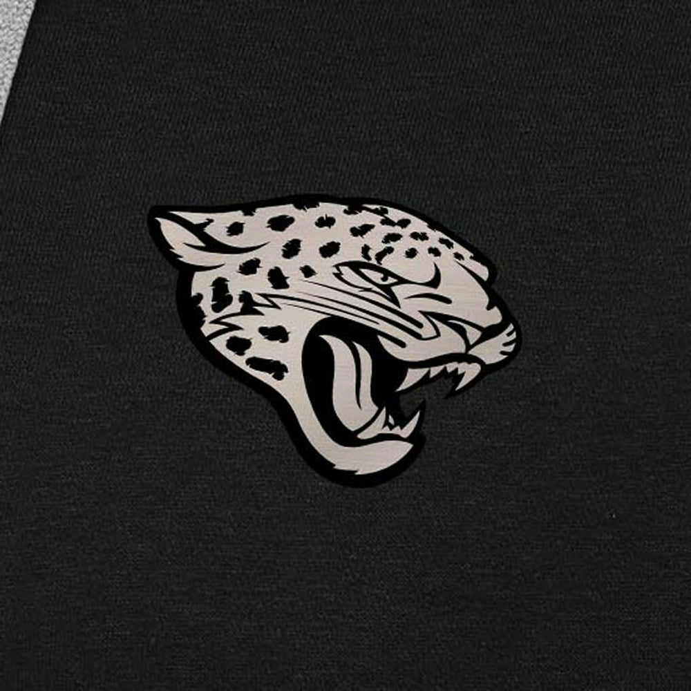 Jacksonville Jaguars Antigua Brushed Carbon Victory Pullover Hoodie Black - NFL