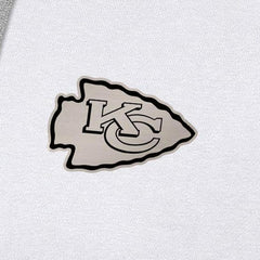 Kansas City Chiefs Antigua Brushed Carbon Victory Pullover Hoodie White - NFL