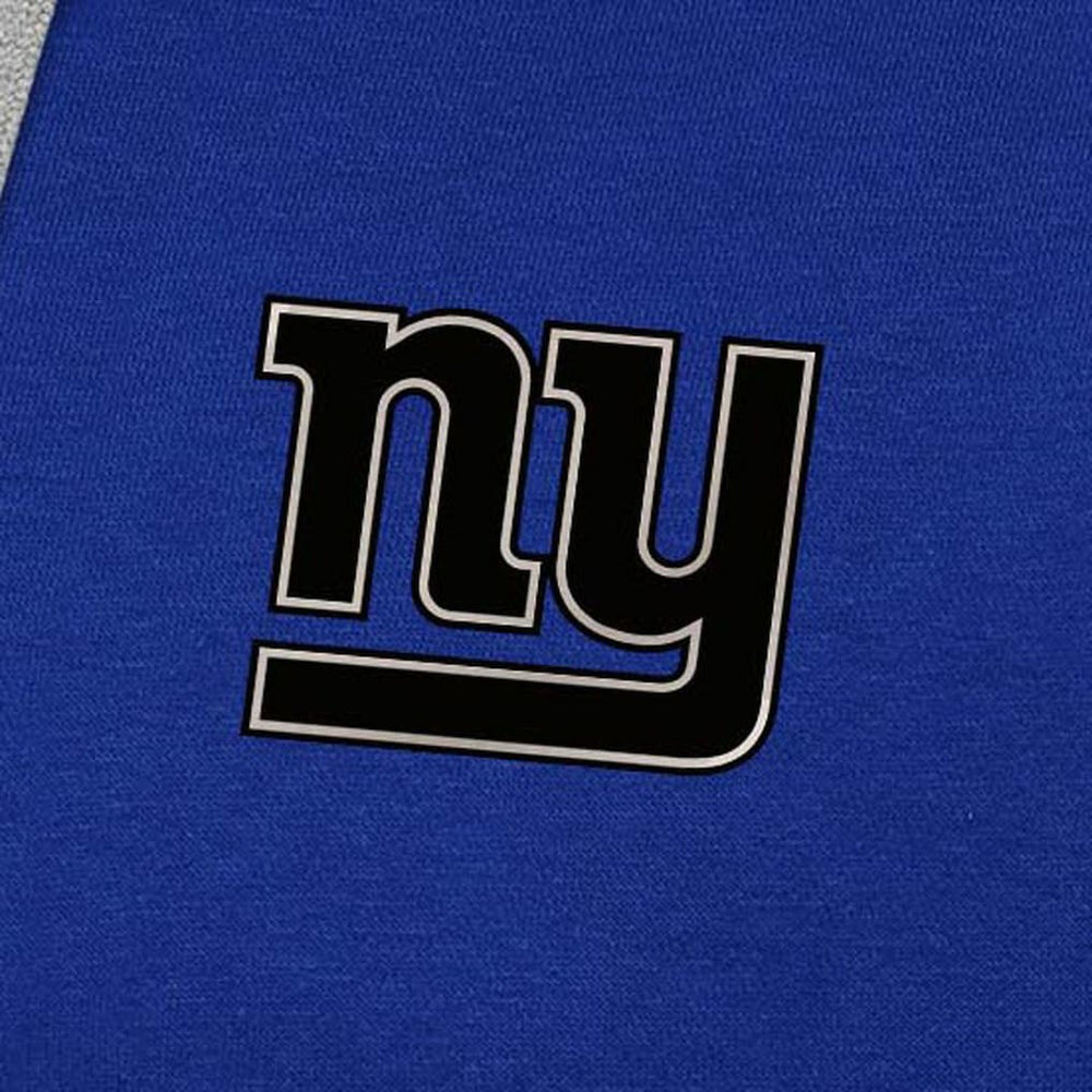 New York Giants Antigua Brushed Carbon Victory Pullover Hoodie Royal - NFL