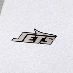 New York Jets Antigua Brushed Carbon Victory Pullover Hoodie White - NFL