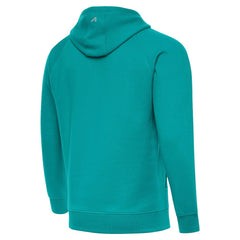 Miami Dolphins Antigua Brushed Carbon Victory Pullover Hoodie Aqua - NFL