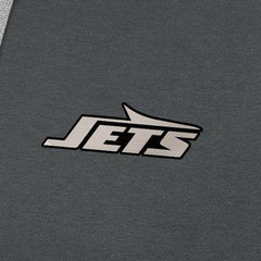 New York Jets Antigua Brushed Carbon Victory Pullover Hoodie Charcoal - NFL