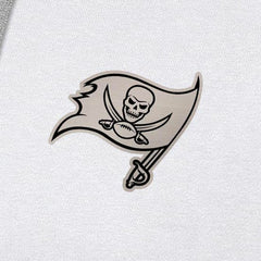 Tampa Bay Buccaneers Antigua Brushed Carbon Victory Pullover Hoodie White - NFL
