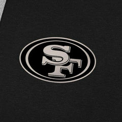 San Francisco 49ers Antigua Brushed Carbon Victory Pullover Hoodie Black - NFL