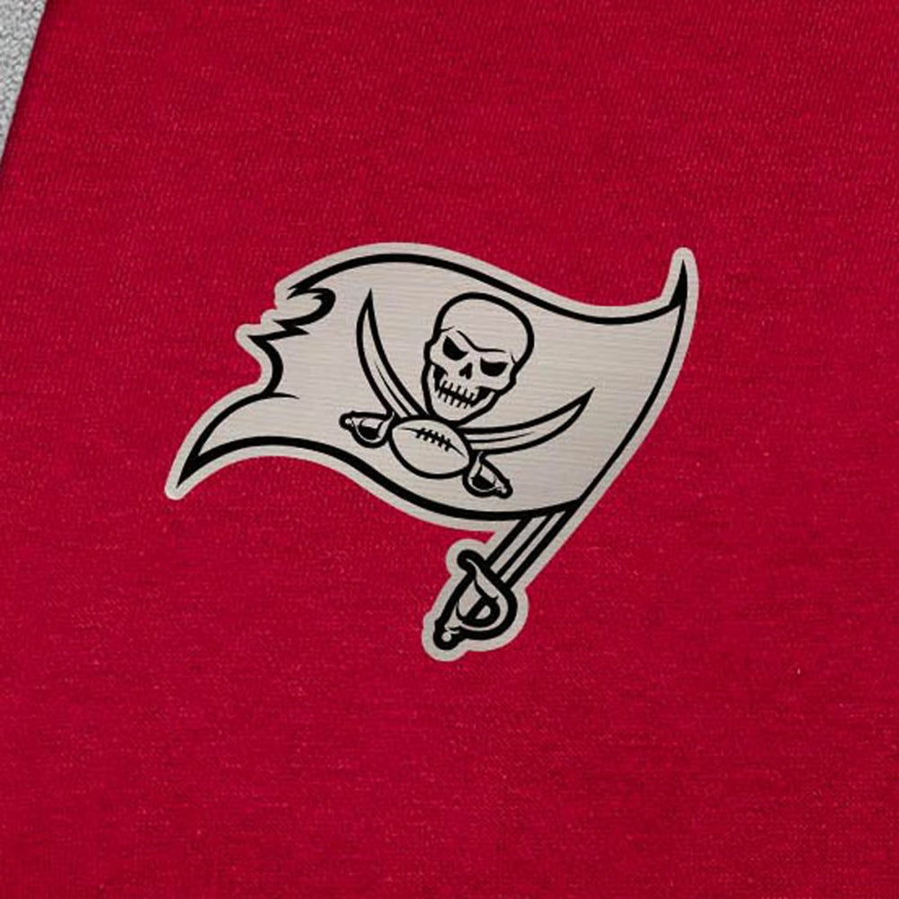 Tampa Bay Buccaneers Antigua Brushed Carbon Victory Pullover Hoodie Red - NFL