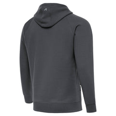 San Francisco 49ers Antigua Brushed Carbon Victory Pullover Hoodie Charcoal - NFL