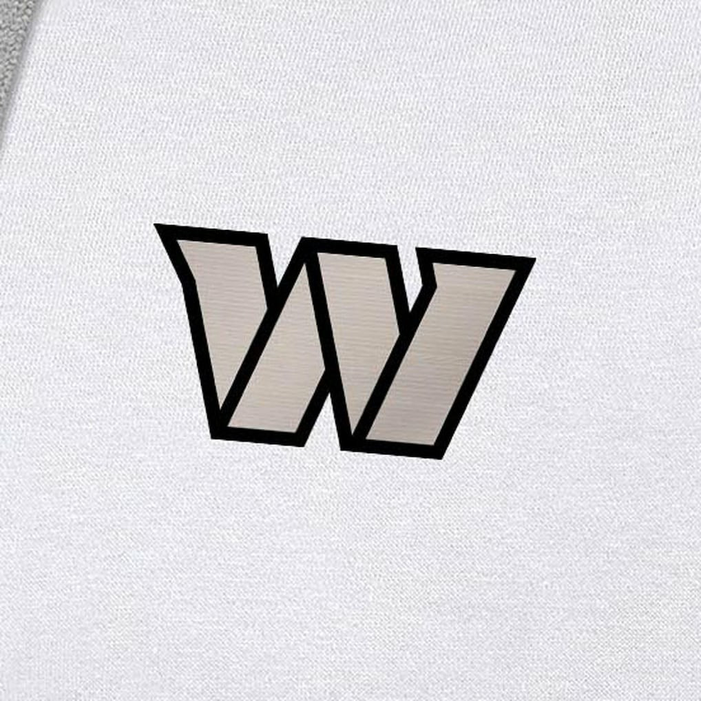 Washington Commanders Antigua Brushed Carbon Victory Pullover Hoodie White - NFL