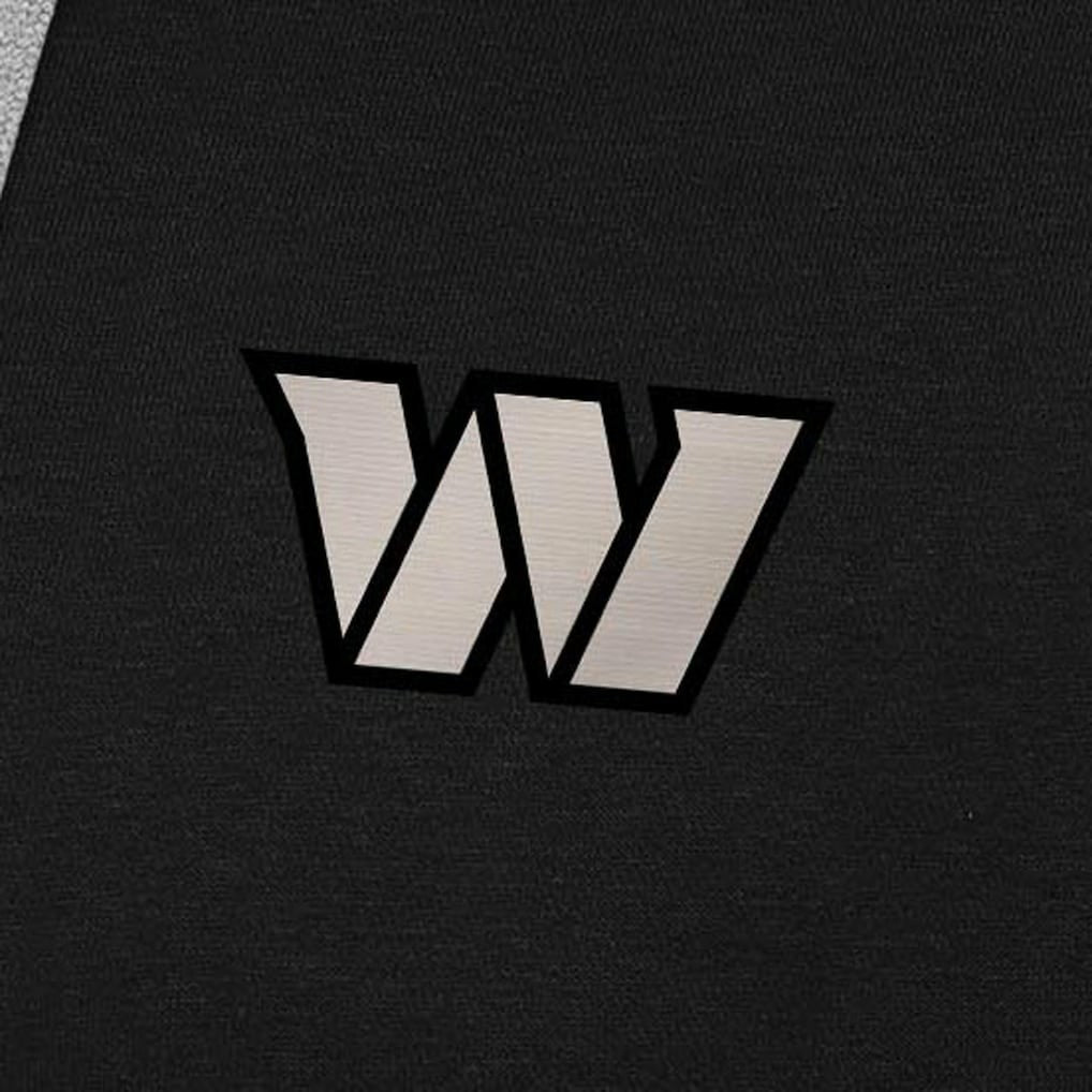 Washington Commanders Antigua Brushed Carbon Victory Pullover Hoodie Black - NFL