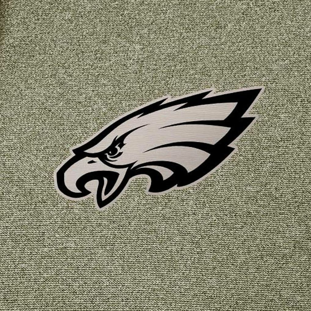 Philadelphia Eagles Antigua Effortless Full-Zip Hoodie Jacket Olive - NFL