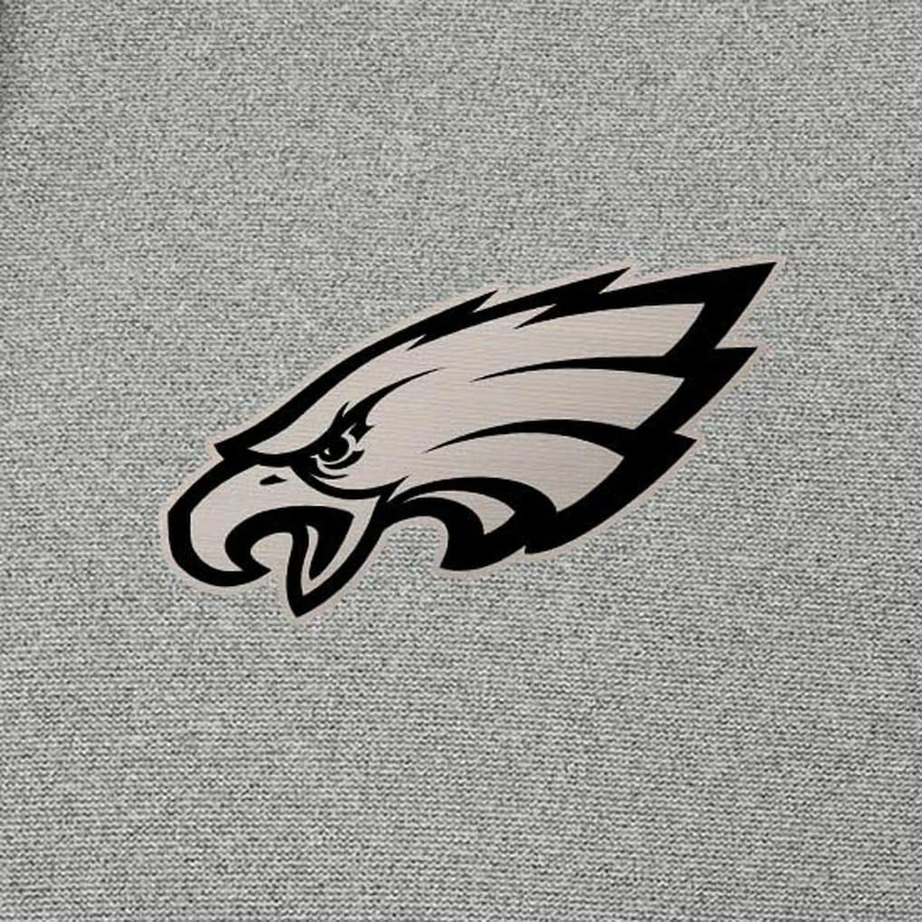 Philadelphia Eagles Antigua Effortless Full-Zip Hoodie Jacket Heather Gray - NFL