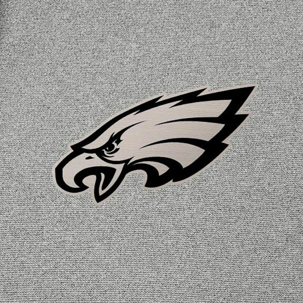 Philadelphia Eagles Antigua Effortless Full-Zip Hoodie Jacket Heather Gray - NFL