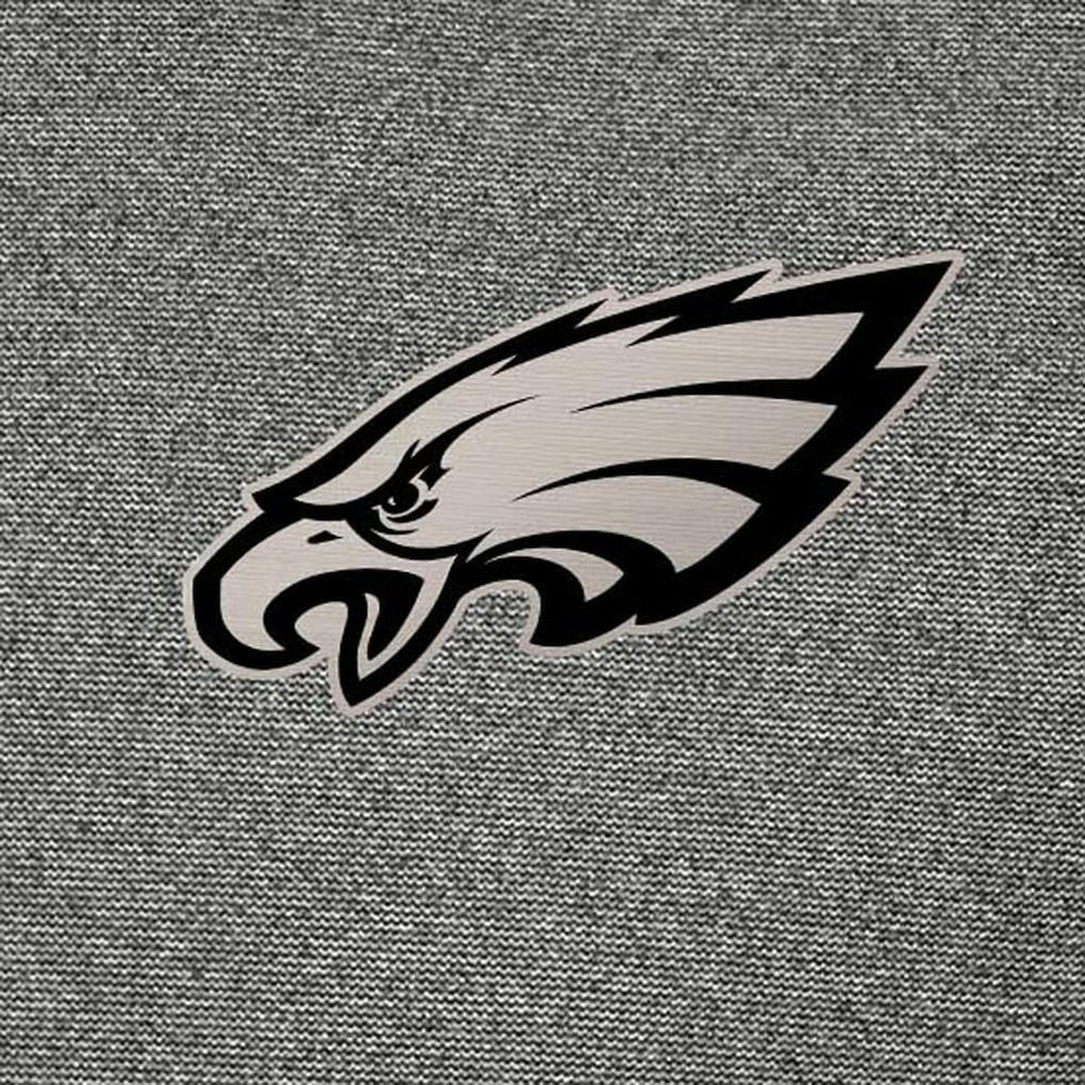 Philadelphia Eagles Antigua Subtle Quarter-Zip Sweatshirt Heather Black - NFL