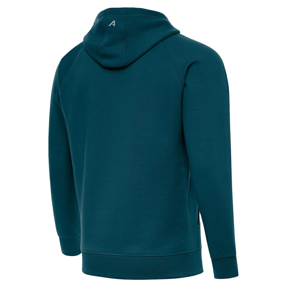 Philadelphia Eagles Antigua Victory Pullover Hoodie Midnight Green - NFL