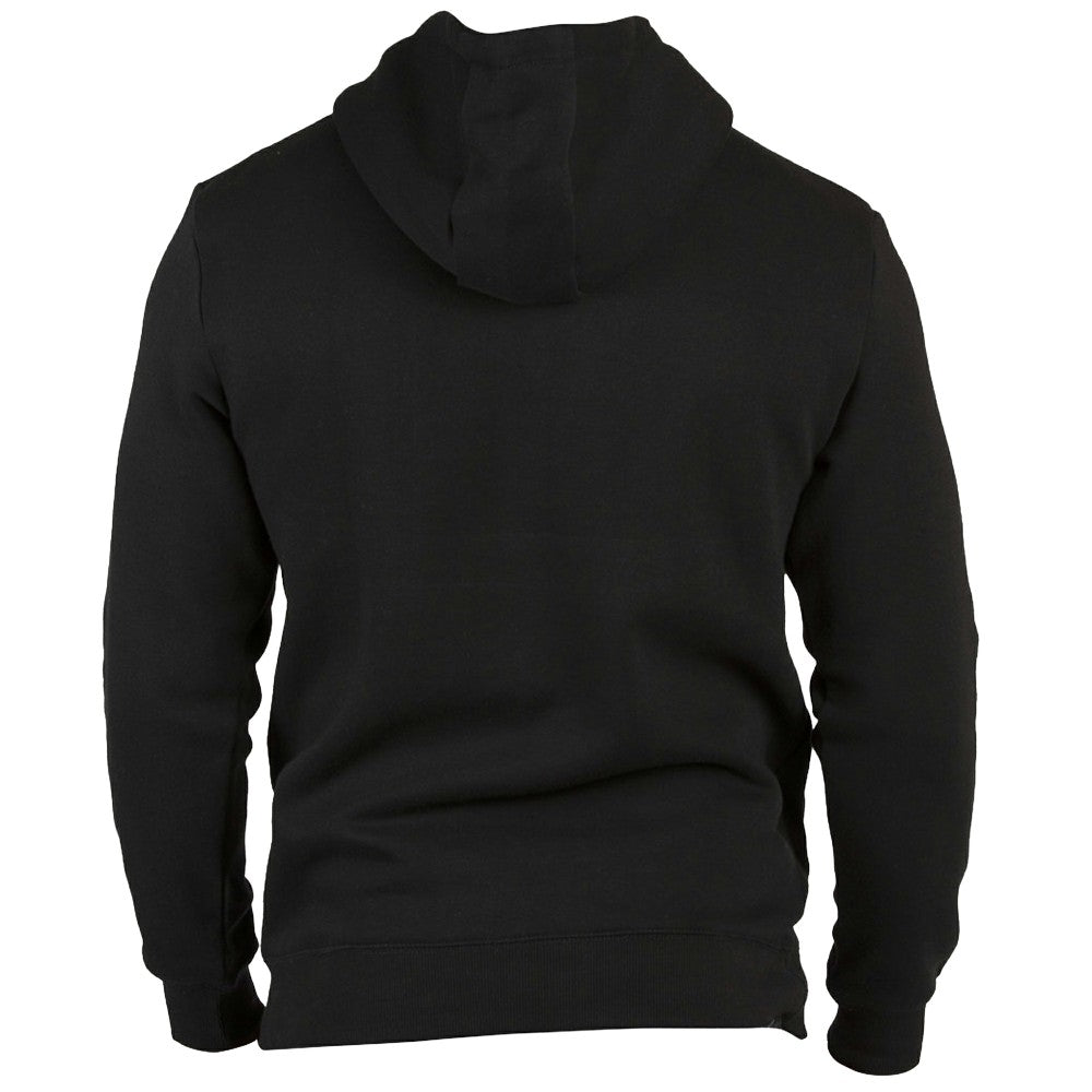 Tottenham Hotspur 1863FC Monochrome Badge Fleece Pullover Hoodie - Black