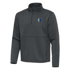 NBA - Dallas Mavericks Antigua Twist Quarter-Zip Pullover Top - Pewter