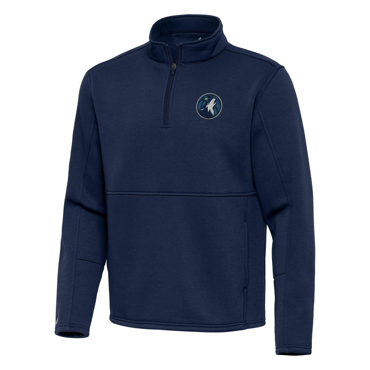 NBA - Minnesota Timberwolves Antigua Twist Quarter-Zip Pullover Top - Navy
