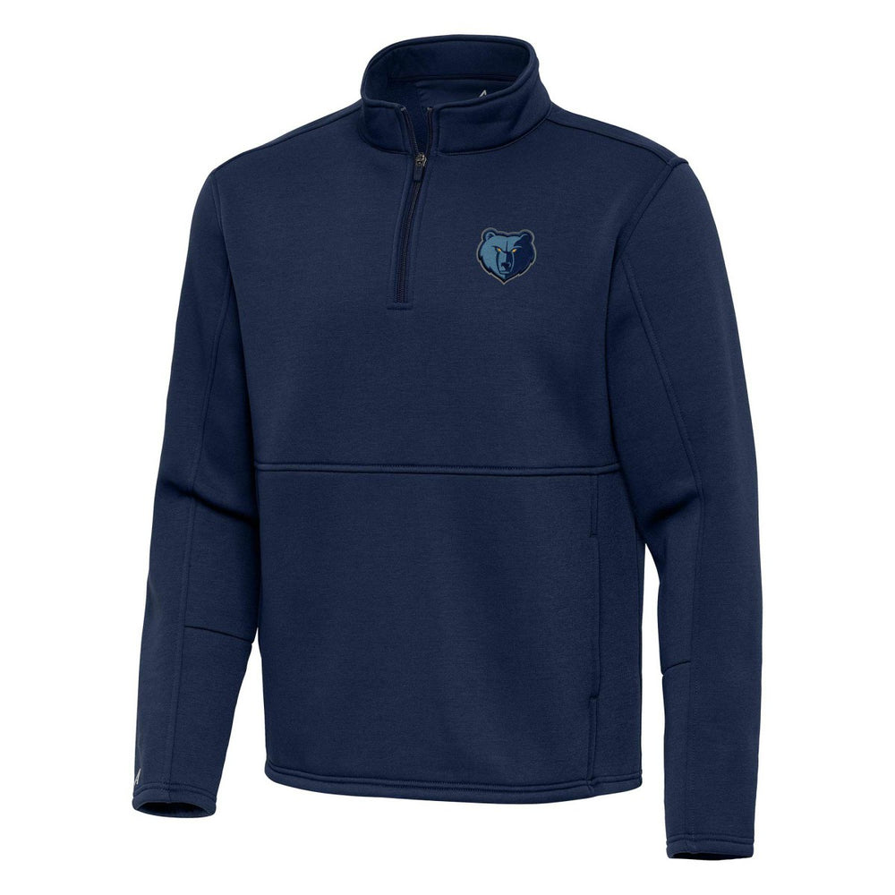 NBA - Memphis Grizzlies Antigua Twist Quarter-Zip Pullover Top - Navy