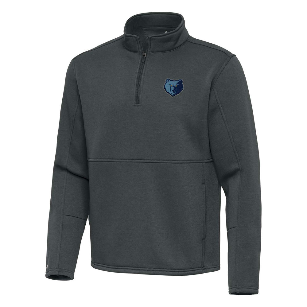 NBA - Memphis Grizzlies Antigua Twist Quarter-Zip Pullover Top - Pewter